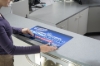 Nekoosa 6mil Embossed White Augusta Wall Graphic with Microsphere Removable Adhesive and 90# Layflat Liner 54"x150' Roll