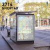 Sihl 3714 GFIOP140 6 mil Satin Poster Paper 54"x150' Roll 3" Core