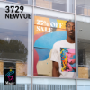 Sihl 3729 NewVue 60/40 13.5 mil Satin Window Vinyl 54"x40' Roll 3" Core