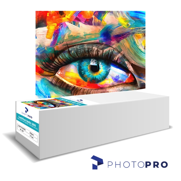 PhotoPro Certified Satin 200 GraCol 2013 Proofing Paper - FOGRA Certified 13"x150' Roll