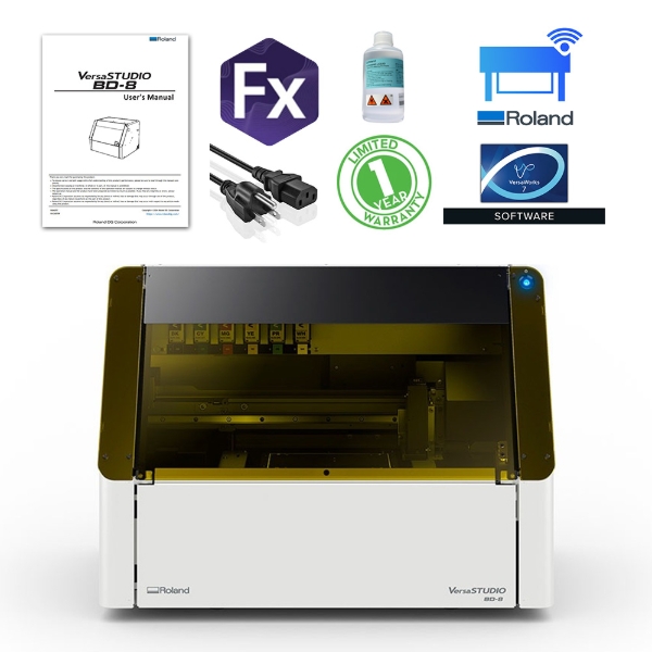 	Roland VersaSTUDIO BD-8 Desktop UV Flatbed Printer with White Ink