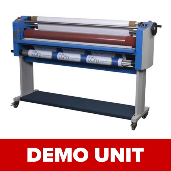 GFP 363TH 63" Top Heat Laminator (Stand, Foot Switch & Rewind included) - DEMO UNIT