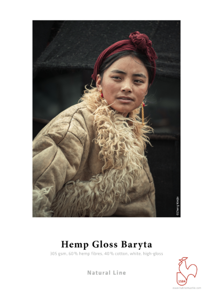 Hahnemühle Hemp Gloss Baryta 305gsm 13"x19" 25 Sheets